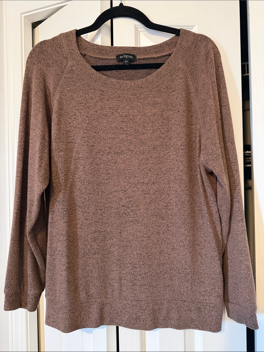 Eclipse Women's Crewneck Sweater - Mauve Brown